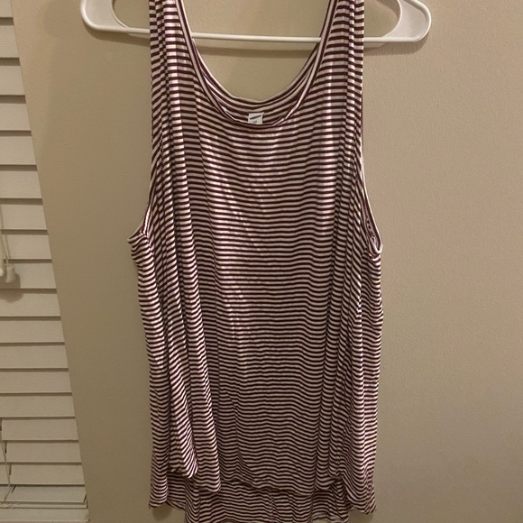 Old Navy Tops - Old Navy Luxe Stripped tank top!